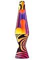Lava® Lamp - 14.5'' Groovy Gradient Flocked Base - The Original Motion Light - Yellow Wax and Purple Liquid - Item #2015