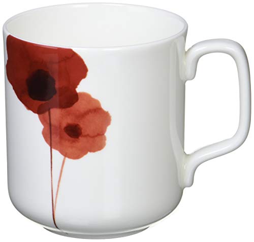 NARUMI(ナルミ) マグカップ スプリング・フィールド(Spring Field) 330cc レッド 花柄 アネモネ 大きめ プレゼント 電子レンジ温め 食洗機対応 ギフト箱入り 52214-2956のサムネイル