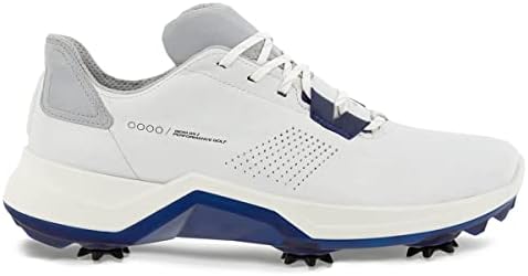 ECCO Men's Biom G5 Gore-TEX Waterproof Golf Shoe, White/Blue Depths, 10-10.5 | Image 2