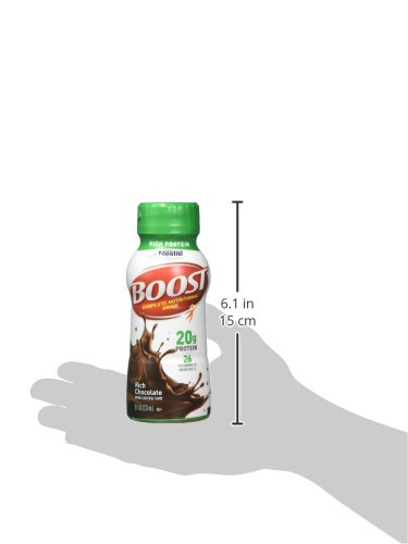 BOOST High Protein Balanced Nutritional Drink, Rich Chocolate, 8 FL OZ (Pack of 12)