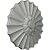 Ekena Millwork ONL09X09X02GL 8 7/8-Inch W X 8 7/8-Inch H X 1 1/2-Inch P Galveston Onlay