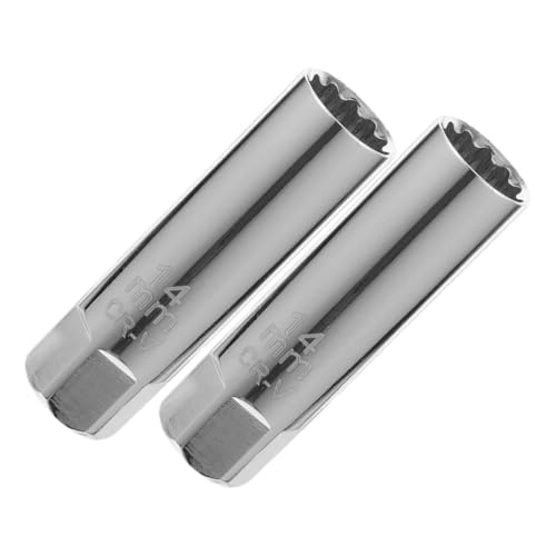 Mikinona 2pcs Spark Plug Socket Magnetic Removal Tool Swivel Design for Maintenance Accessories