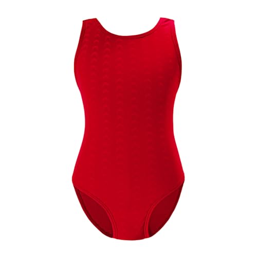 Image of Kids Girls Athletic Swimsuit One Piece Solid Swimwear for Practice and Competition in Black and Navy Bathing Suit