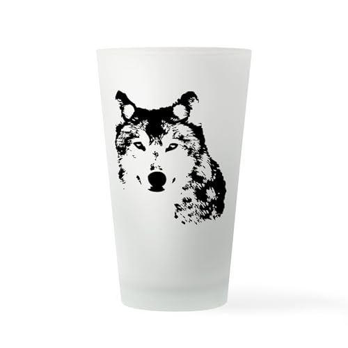 CafePress Wolf Pint Glass, 16 oz. Drinking Glass