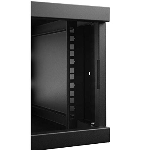 Armario Rack 19" 4U 450mm Puerta Cristal Negro RC19-4U-450GB