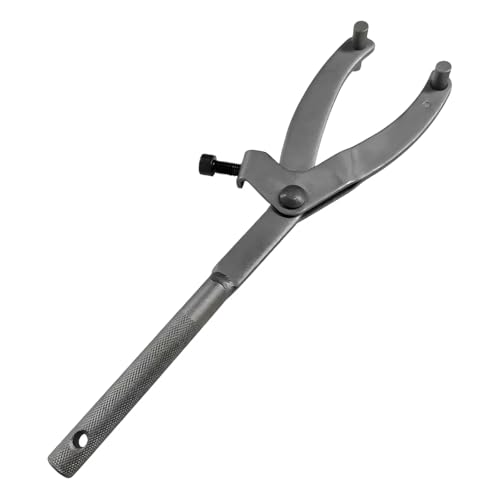 NYTKL Adjustable Locking Spanner Wrench Magneto Fly Wheel Clutch Hub Rotor Sprockets Wrench Holder Flywheel Puller Fan Clutch Removal Tool for Scooter Motorcycle Accessories
