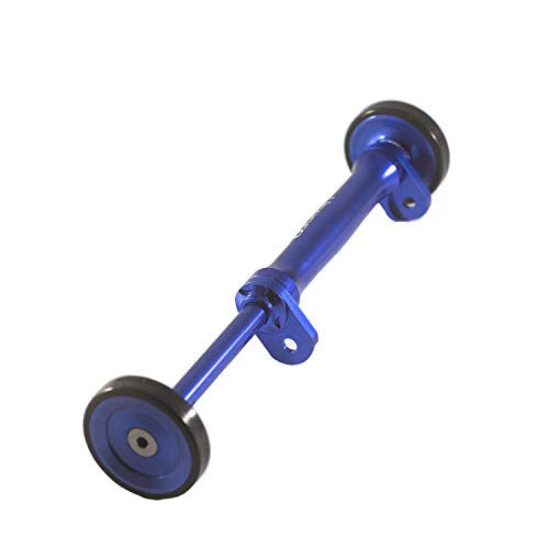 LITEPRO Eazy Wheels Extender + Wheels for BROMPTON Folding Bicycle in BLUE, PURPLE