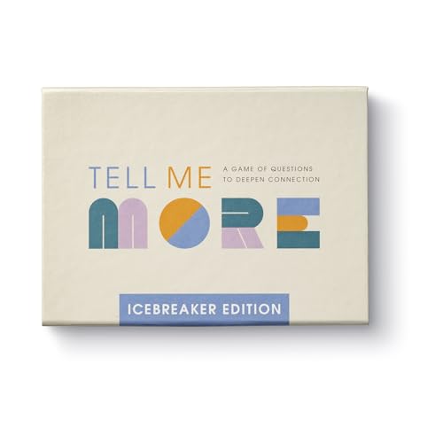 Compendium Tell Me More: Icebreaker Edition – A Conversation-Starter Game of 52 Questions to...
