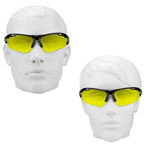 proSPORT Yellow Polarized Sunglass Men Women Sport Night Vision Driving Motorcycle Riding3
