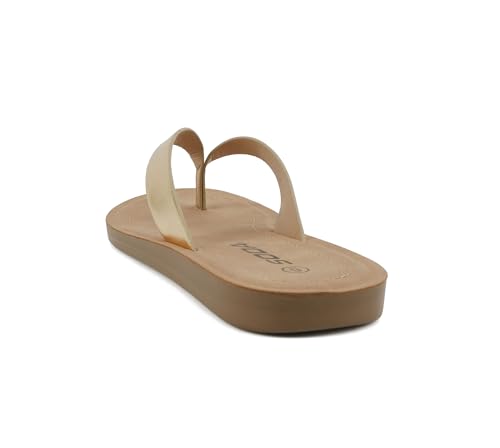 Image of Soda Shoes Women Flip Flops Basic Plain Slippers Thongs Sandals Strap Casual Beach Ella-S