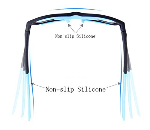 Mcolics Sports Glasses, Basketball Football Soccer Racketball Goggles For Men & Women, Anti-Fog Safety Protective Eyewear (Black) #TOP3