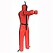Xin Yan BJJ Jiu Jitsu Wrestling Manichino per Grappling Arte Marziale Mista MMA Training Bambola Inginocchiata Punching And Lanciare Boxe Bag Judo Karate (Non Riempito) (Color : Red, Size : 1.2m)