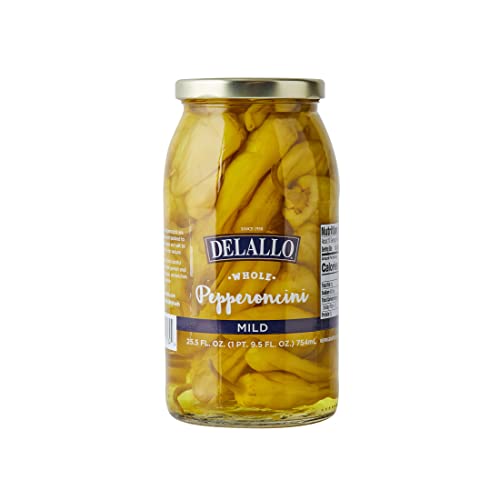 Delallo Pepperoncini Mild 25.5 Oz