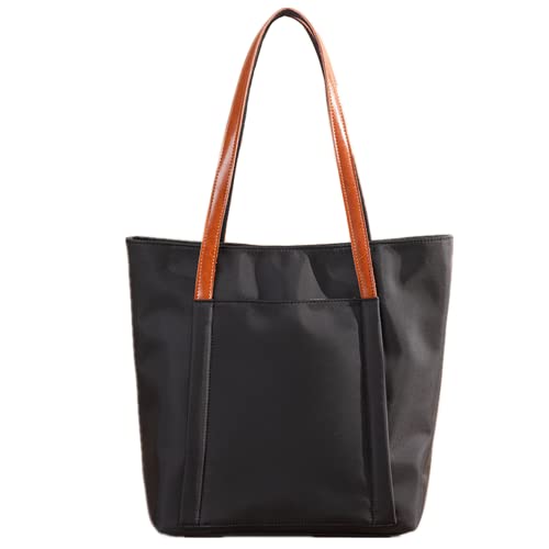 Kiepoar Bolsa de Bandolera para Mujeres Señoras, Bolsa Casual de Hombro Tote Bolsa de Mano Vintage de Lona Impermeable y Ligero Gran Capacidad Elegante para Trabajo Oficina Escuela Compras Shopper Cover