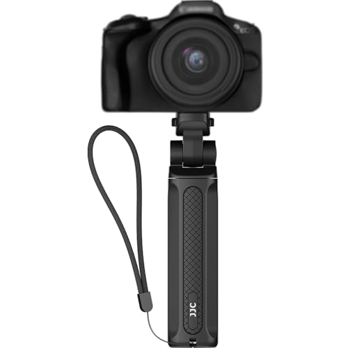 JJC Poignée de caméra, poignée, support de table, trépied, perche à selfie, stabilisateur de main pour Canon, Nikon, Sony, DSLR, appareil photo numérique, caméscope