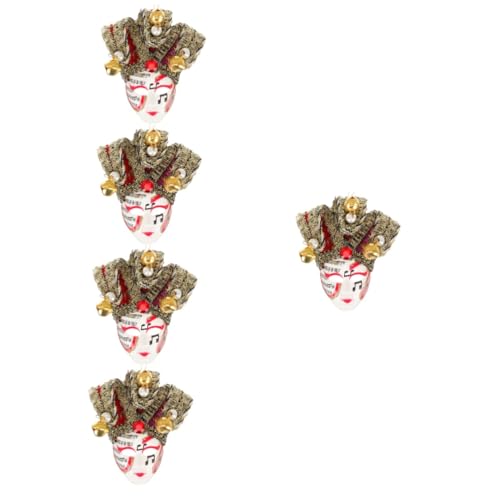 PRETYZOOM 5 Pièces Masque Réfrigérateur Aimant Réfrigérateur Aimants Porte Décor De Réfrigérateur De Fête Réfrigérateur De Venise Carnaval...