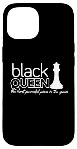 BLACK QUEEN Most Powerful Piece in the Game Chess Meme X}zP[X iPhone 15 p