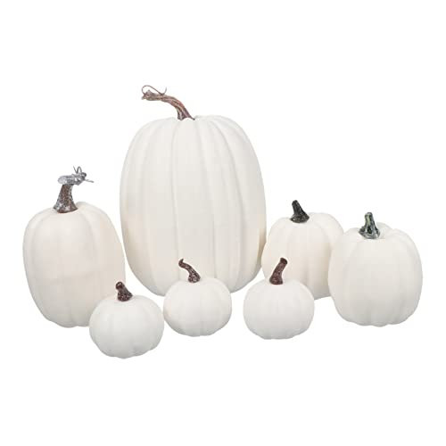 Abaodam 7pezzi Zucca Ornamentale Di Oggetti Di Scena Decorativi Per Halloween Accessori Per Foto Realistici e Vivaci