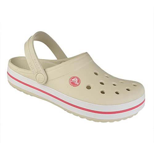 CROCS Crocband - Stucco/Melon - M8W10 , X11016-1AS-M8W10, Unisex Adult , Stucco/Melon , M8W10