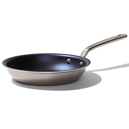 Made In Cookware - 8" Non Stick Frying Pan (Harbour Blue) - Made Without Pfoa - 5 Ply Stainless Clad Nonstick - Professional Cookware Italy - Induction Compatible #TOP18