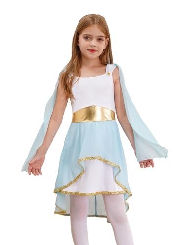 Disfraz princesa griega para niñas miniatura 1