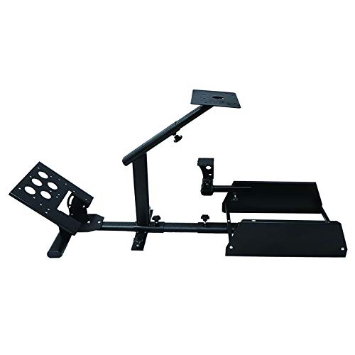Straightforward Ajustable Racing Steering Wheel Stand,Professional Driving Simulator Cockpit Appropriate with PS4 PS3 Xbox Logitech