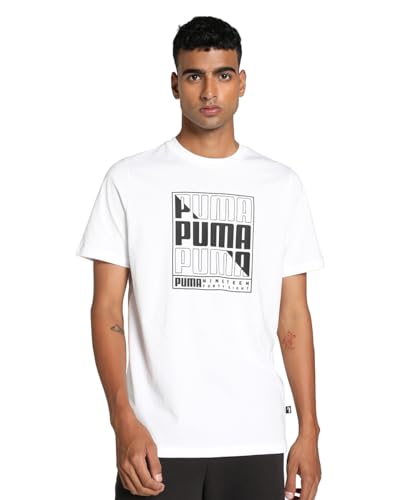 Image of Puma Men's Graphic Print Regular Fit T-Shirt