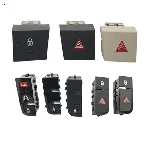 Emergency Light Double Flash Central Lock Reversing Radar Parking Switch for Peugeot 508 for Citroen C5