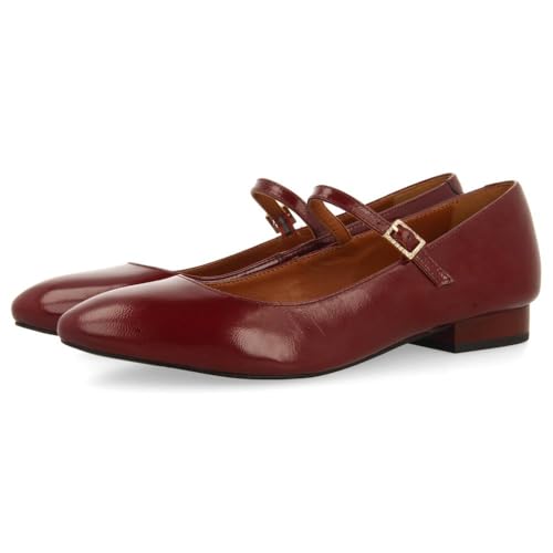 Ballerines Merceditas TOROJE Gioseppo en cuir verni anti-fatigue pour marcher en ville
