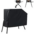 NOELIFE Grill Cover for Blackstone 22 inch 17 inch Griddle with Hood and Stand, Waterproof Griddle Cover Windproof and UV Resistant Outdoor BBQ Grilling Cover (Cover Only)