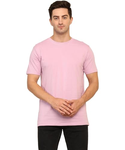 Image of Unisex Round Neck Plain T-Shirt | Combed Bio-Washed Ring Spun Cotton for Men & Women, Short Sleeves