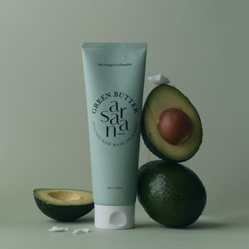 Image of SARANARA GREEN BUTTER AVOCADO HAIR MASK TREATMENT