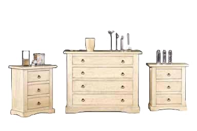 Dimensioni comodini: Larghezza 60 cm, Profondità 35 cm, Altezza 70 cm.