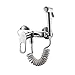 Robinet d'eau Baignoire Systèmes De Douche Robinets De Bidet, Eau Chaude Et Froide Robinet De Salle De Bain Bidet Pulvérisateur De Toilette, Mélangeur De Laveuse De Bidet Interrupteur Double De Bide