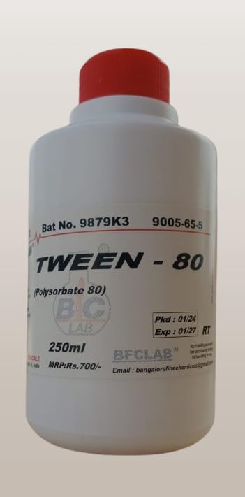 bfclab TWEEN 80-250ml (POLYSORBATE 80 SOLUBILIZER EMULSIFIER)-picture-4