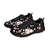 JUDENTIDOS Cute Pig Strawberry Print Womens Walking Running Shoes Lightweight Tennis Fashion Lace Up Athletic Sneakers Footwear