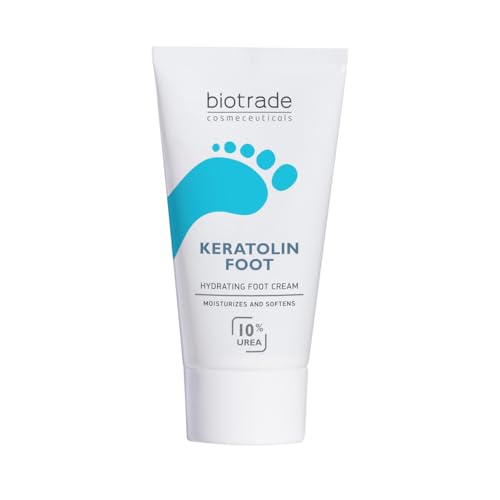 Keratolin 10% Urea Foot Cream with Glycerin for Dry Skin – Nourishing and Hydrating Dry Foot Cream that Smoothens Rough Skin on Heels, Elbows, and Knees – 50 mL
