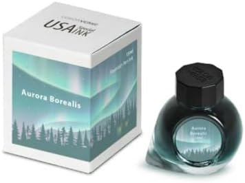 Colorverse Ink - USA Special Series - Alaska - Aurora Borealis (15ml) Fountain Pen Ink image 4