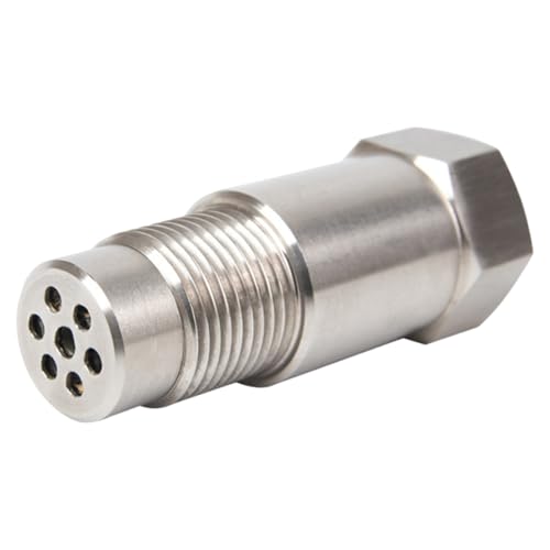 Adaptador de extensión para colector de escape, acoplamiento de rosca hexagonal de alta presión, conector de acero inoxidable, accesorio de metal, acoplamiento para coche, taller, mantenimiento