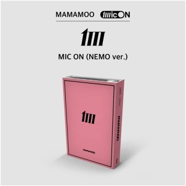 MAMAMOO MIC ON 12th Mini Album Limited NEMO Version Nemo card+Jacket photocard+Group photocard+Unit photocard+Member photocard+Tracking
