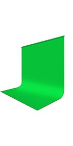 Amazon | FotoFoto グリーンバック 布 2m x 3m クロマキー 撮影用 背景