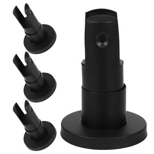 Support de pied acier inoxydable pour cabine de toilettes publiques ABOOFAN lot de 4