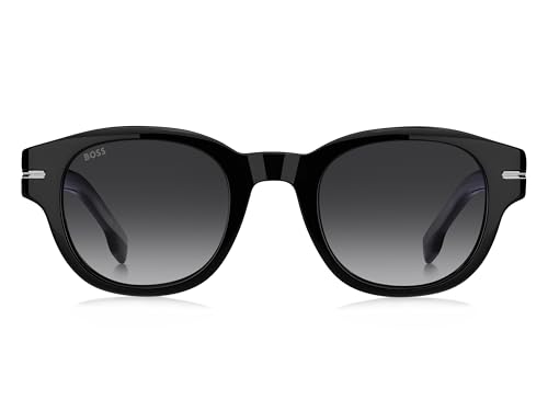 Lunettes de soleil BOSS 1717/S HUGO BOSS homme noir rayé blanc 48/24