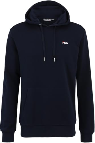 FILA Sudadera con Capucha para Hombre Lumezzane, Black Iris., XXL