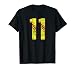 Softball #11 Fast Pitch Love Softball Mom Favorite Player T-Shirt