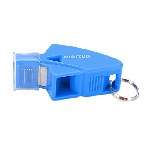 Silbato de plástico con sonido nítido y clip miniatura 4