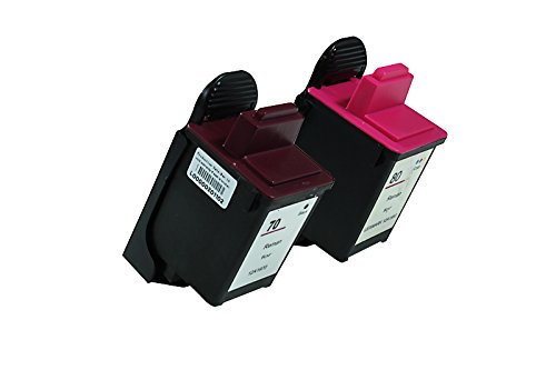 Cartouches Lexmark couleurjetprinter 3200 pack encre recyclé noir et couleur No 70 No 80