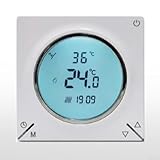 Vilgftyiet Termostato programable para aire acondicionado con pantalla LCD y lectura precisa de la temperatura para un uso óptimo (eléctrico16A)