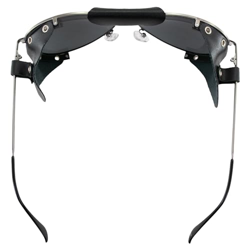 Global Vision Aviator-3 Motorcycle Sunglasses w/Side Shields Gunmetal Frames w/Smoke Lenses4