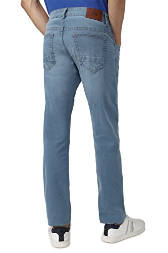 Image of Peter England Men's Slim Fit Cotton Jeans